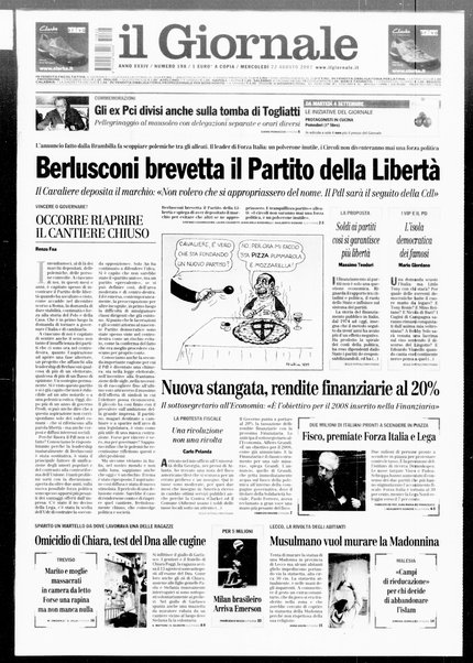 Il giornale : quotidiano del mattino